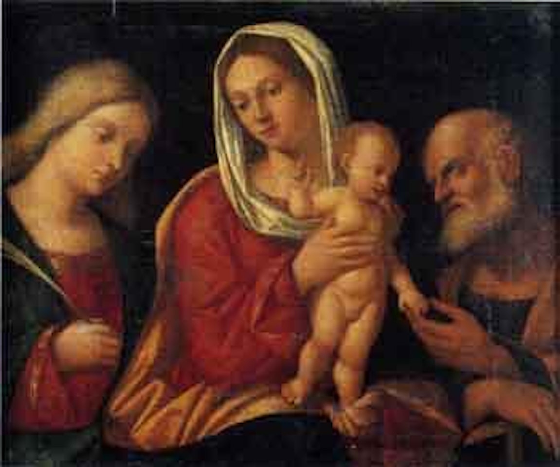 Madonna and Child with St. John Baptist, St. Catherine by Venetian School