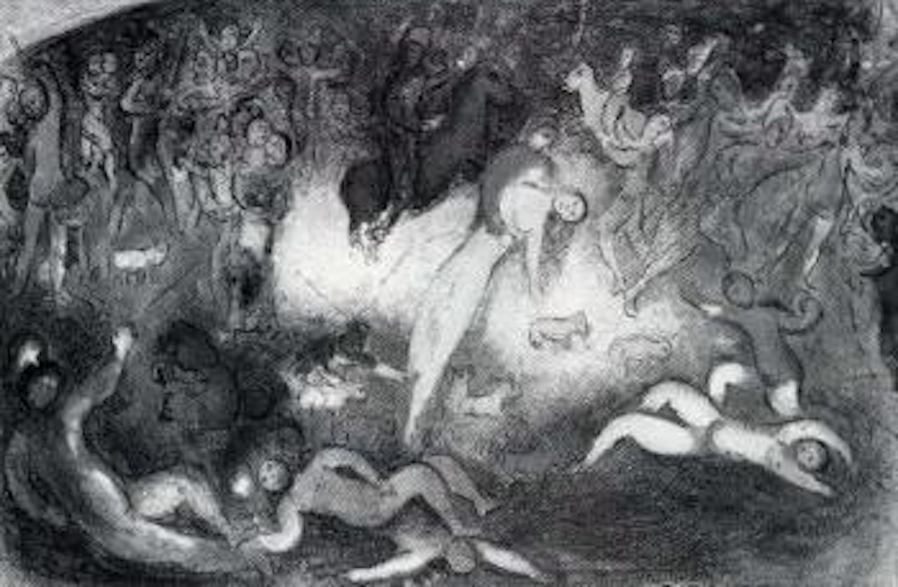 Daphis and Chloe: Chloe is carried off by the Methymneans by Marc Chagall