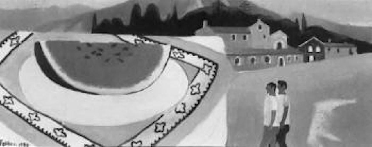 Slice of melon by Mary Fedden
