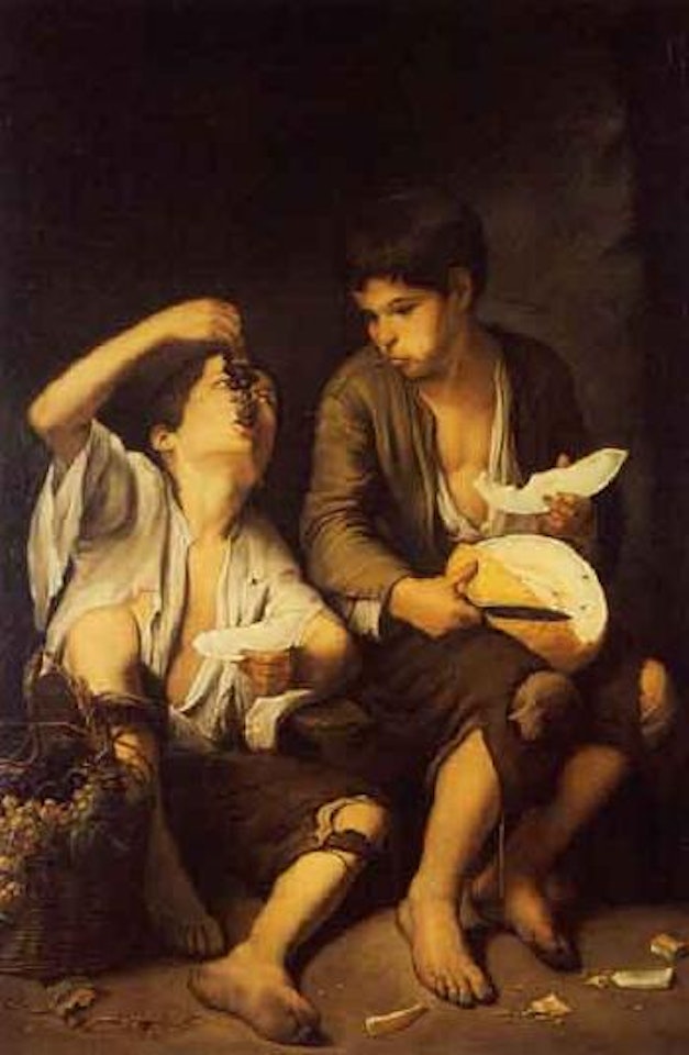 Melon eaters by Bartolomé Esteban Murillo