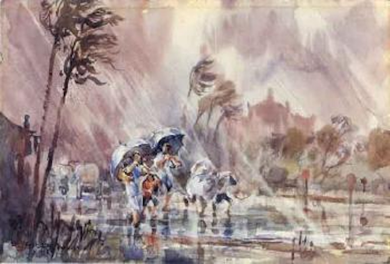 Sudden rain by Ran In-Ting (Lan Yinding)