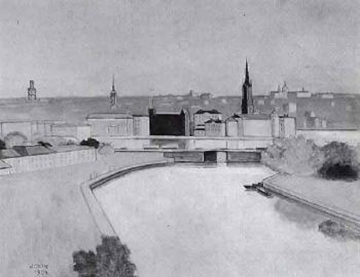 View of Stockholm by Einar Jolin