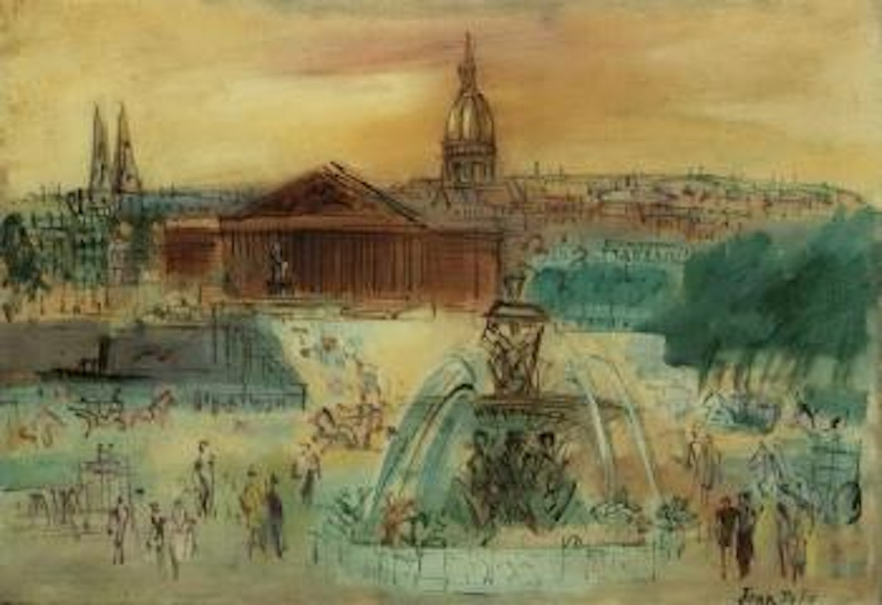 Place de la Concorde by Jean Dufy