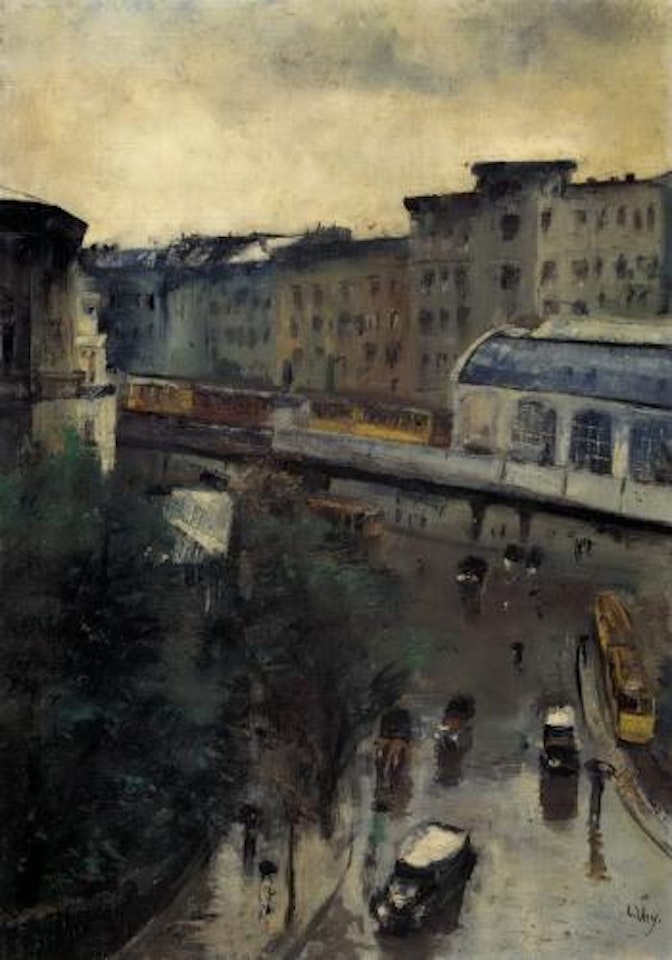 Strassenszene by Lesser Ury