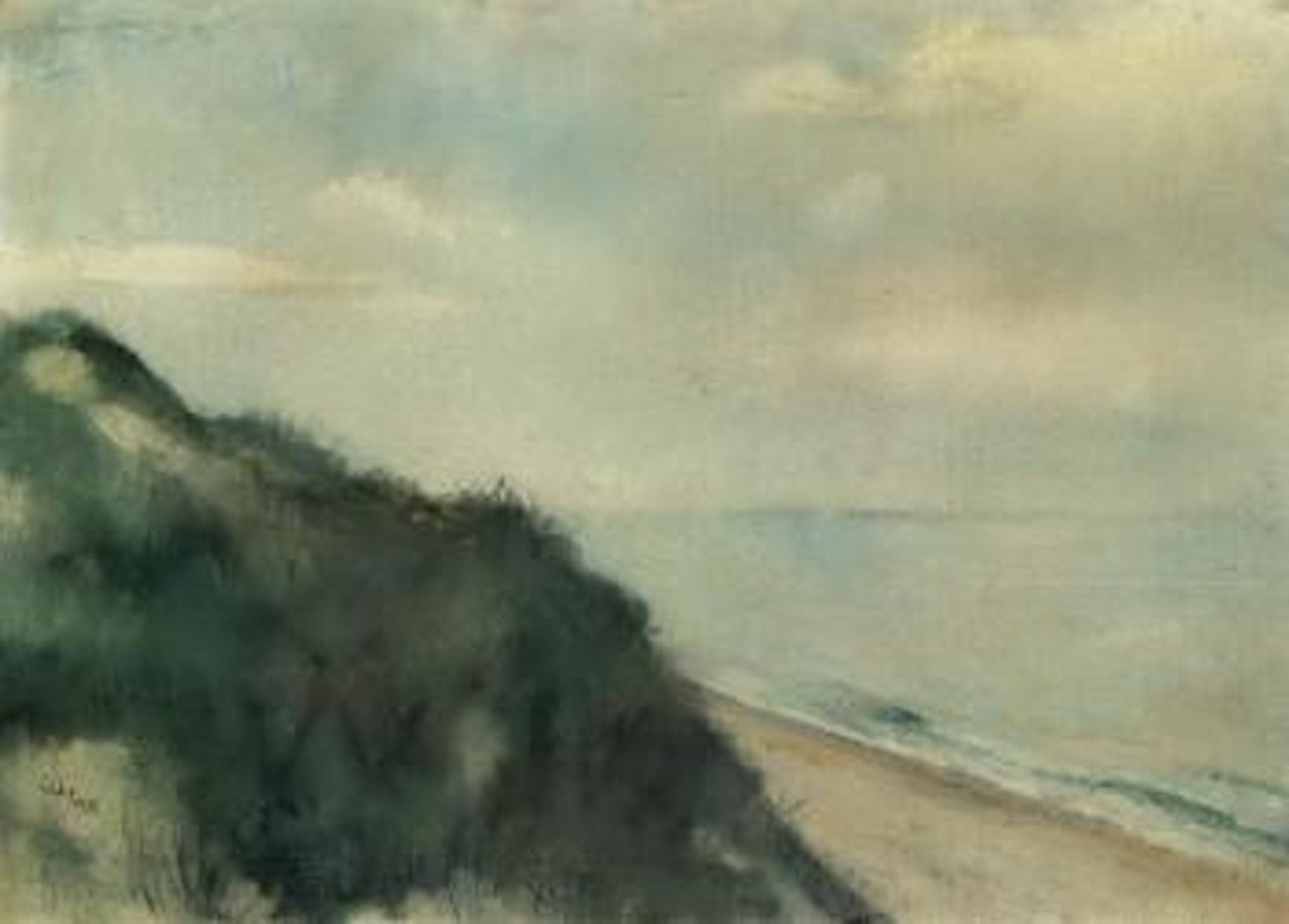Dune landscape by the sea by Lesser Ury
