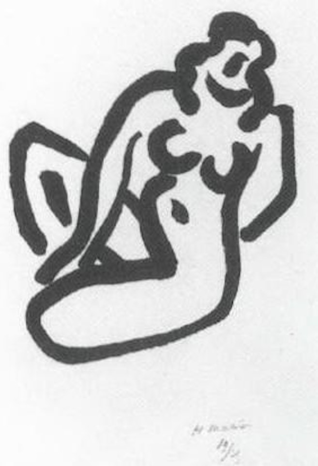 Nu accroupi I by Henri Matisse