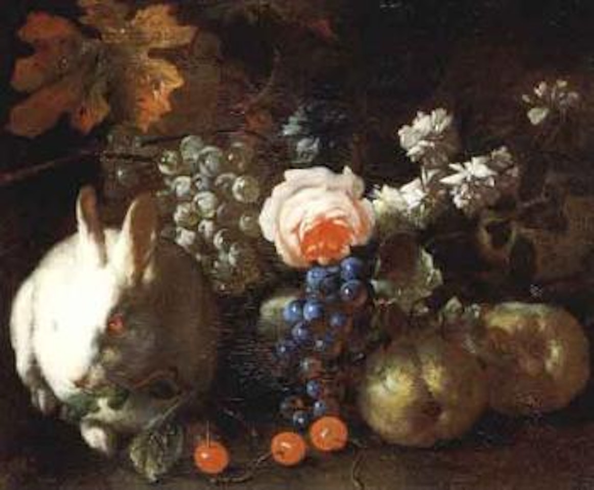Still life with hare by Franz Werner von Tamm