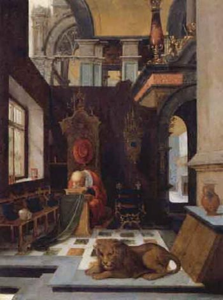 St Hieronymous in interior by Hendrik van Steenwyck the Younger