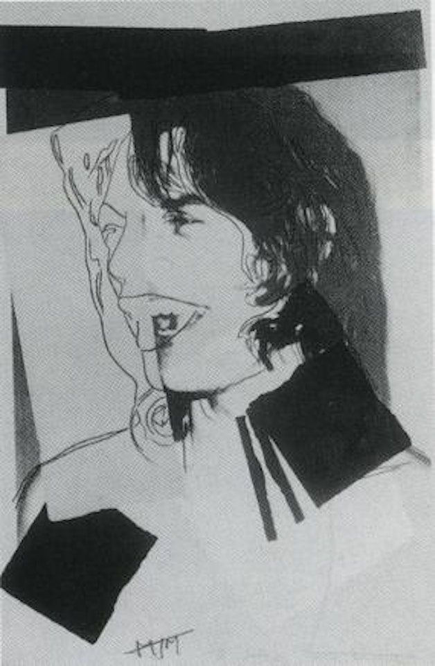 Mick Jagger by Andy Warhol