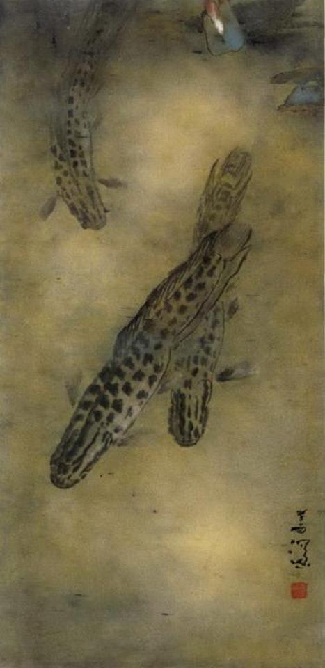 Swimming fish by Yang Shanshen