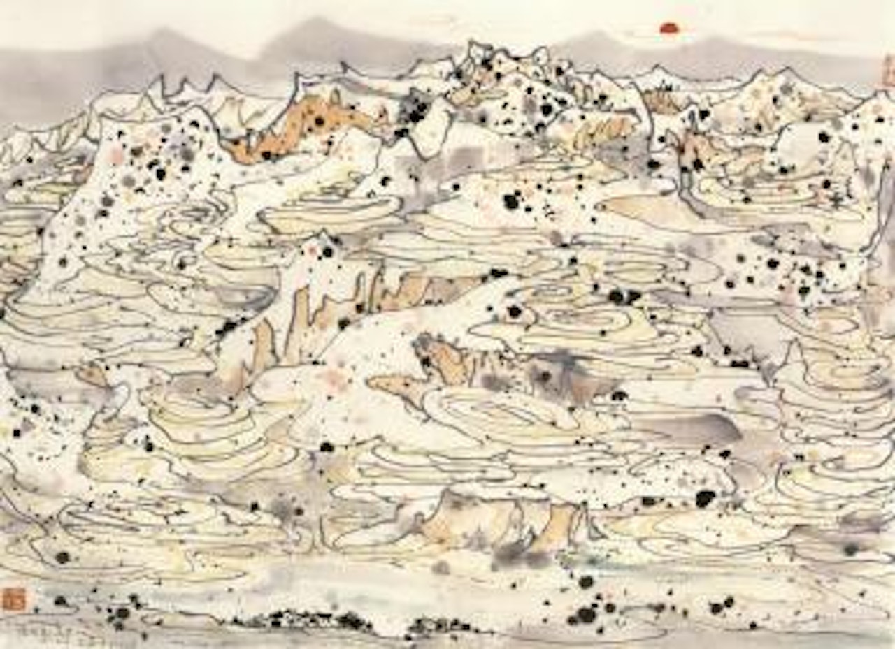 The Loess Plateau by Wu Guanzhong