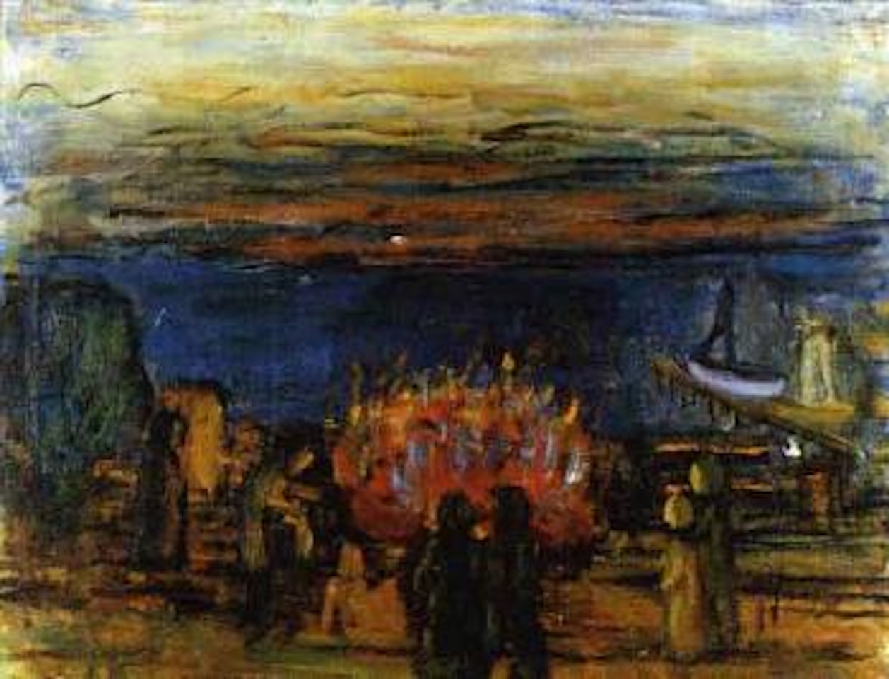 Midsummer Night's bonfire by Carl Kylberg