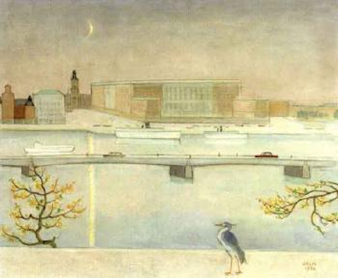 View towards Stockholm's Palace by Einar Jolin