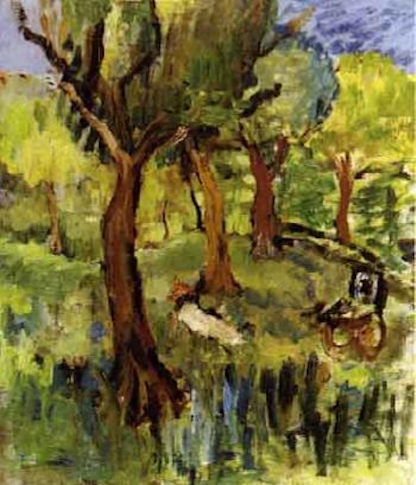 Resting in green landscape by Ivan Ivarson