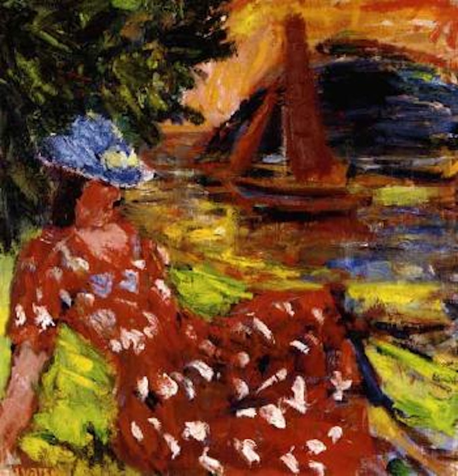 Girl wearing blue hat by Ivan Ivarson