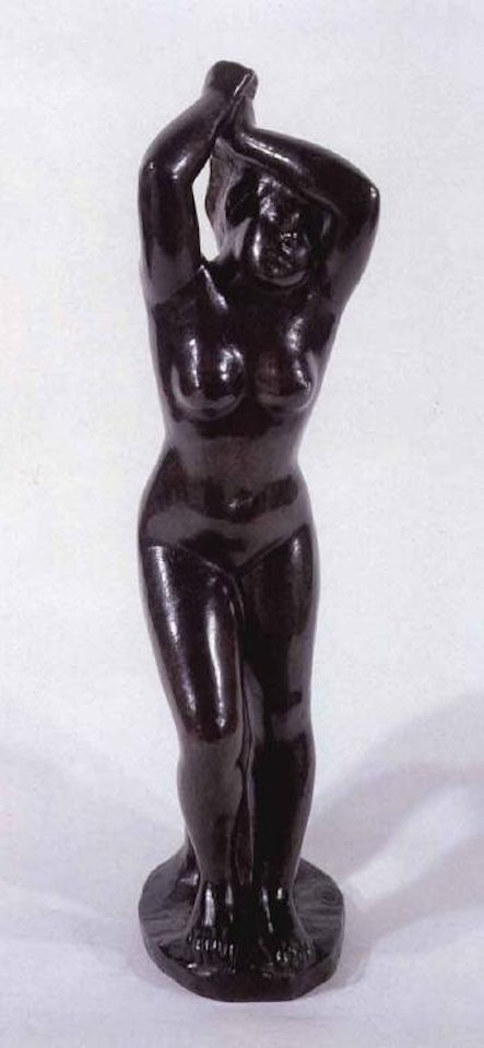 Debout se coiffant by Aristide Maillol