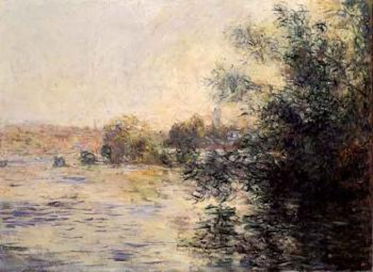 Effet du soir sur la Seine by Claude Monet