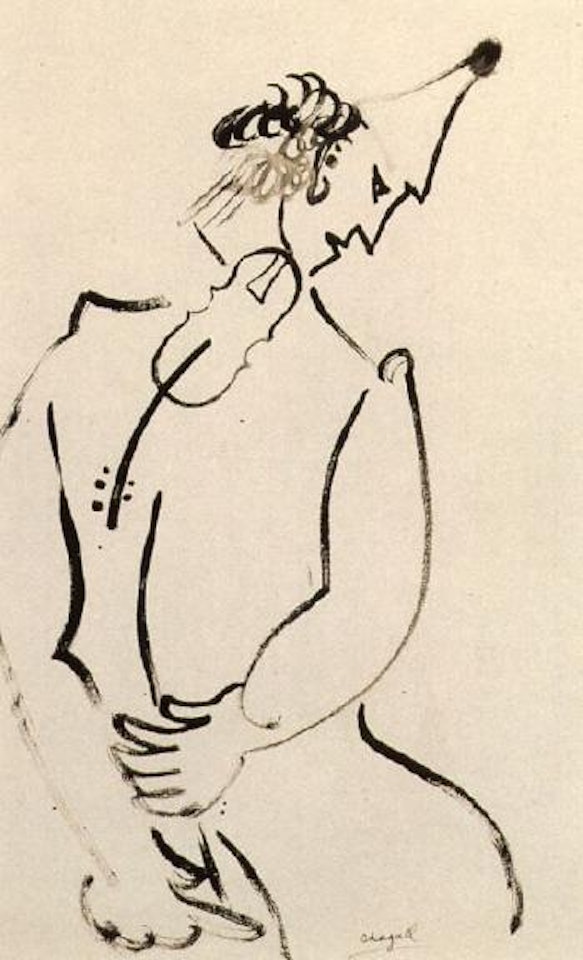 Violinist by Marc Chagall