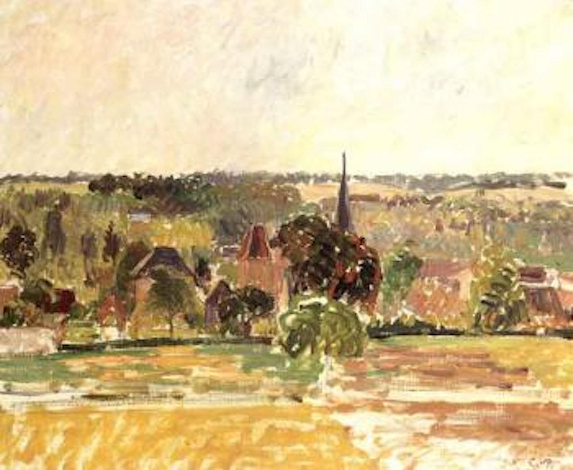 Vue d'Eragny by Camille Pissarro