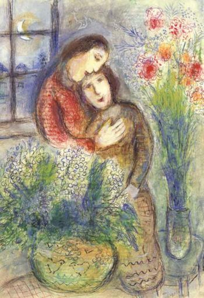 Les amoureux by Marc Chagall