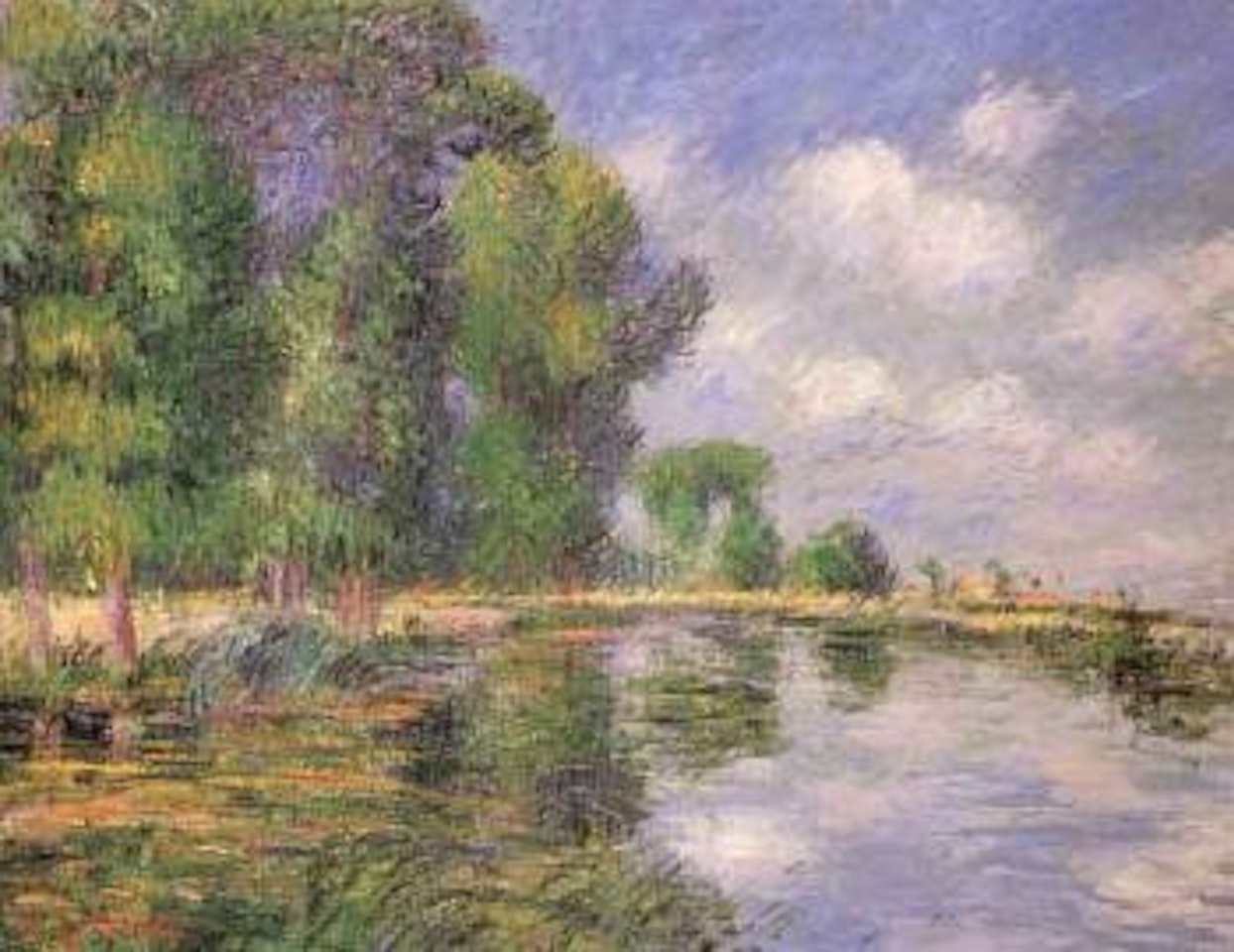 La riviere, automne by Gustave Loiseau