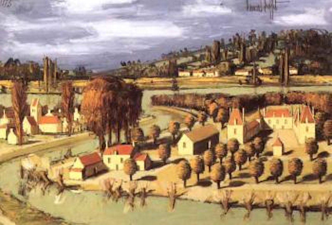 Bords de la Loire, chateau de Versin by Bernard Buffet
