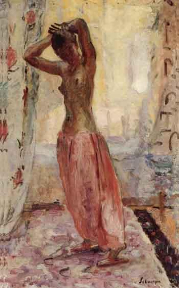 Nu mauresque aux bras leves by Henri Lebasque