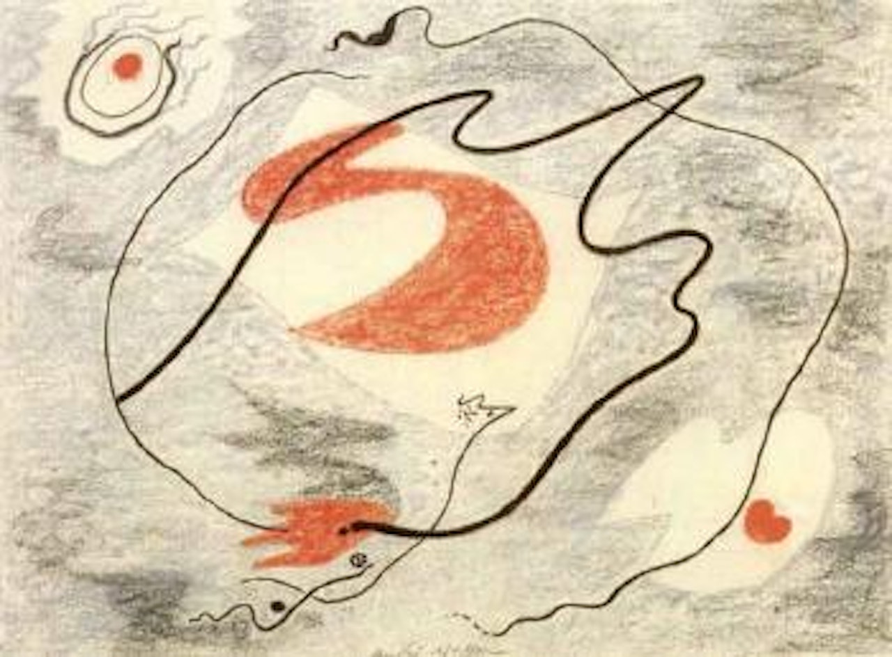 Animal pres au piege by André Masson