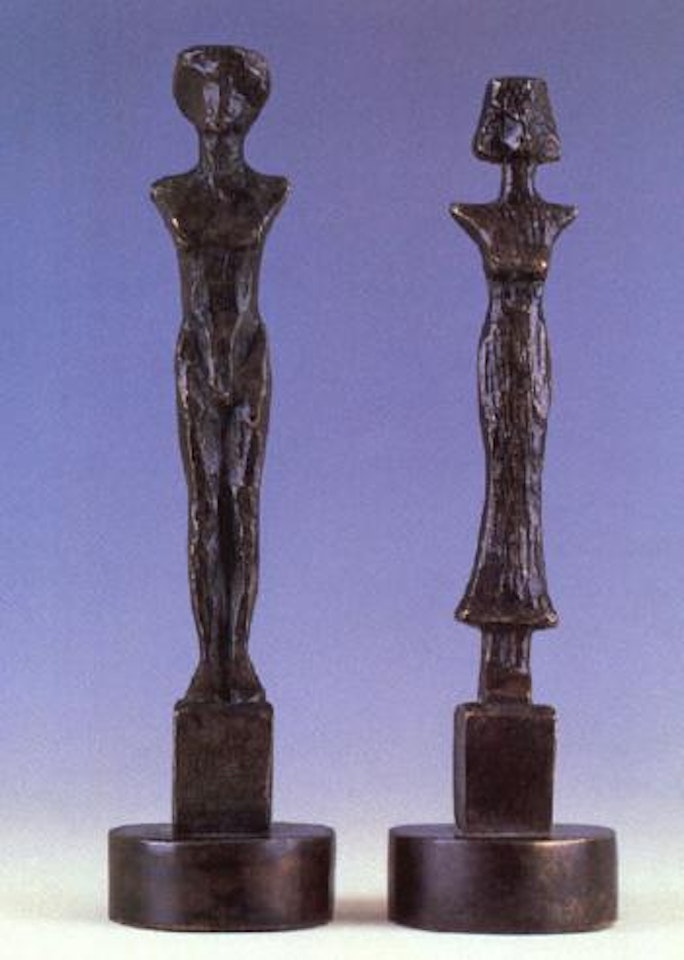 Couple de Caryatides by Diego Giacometti