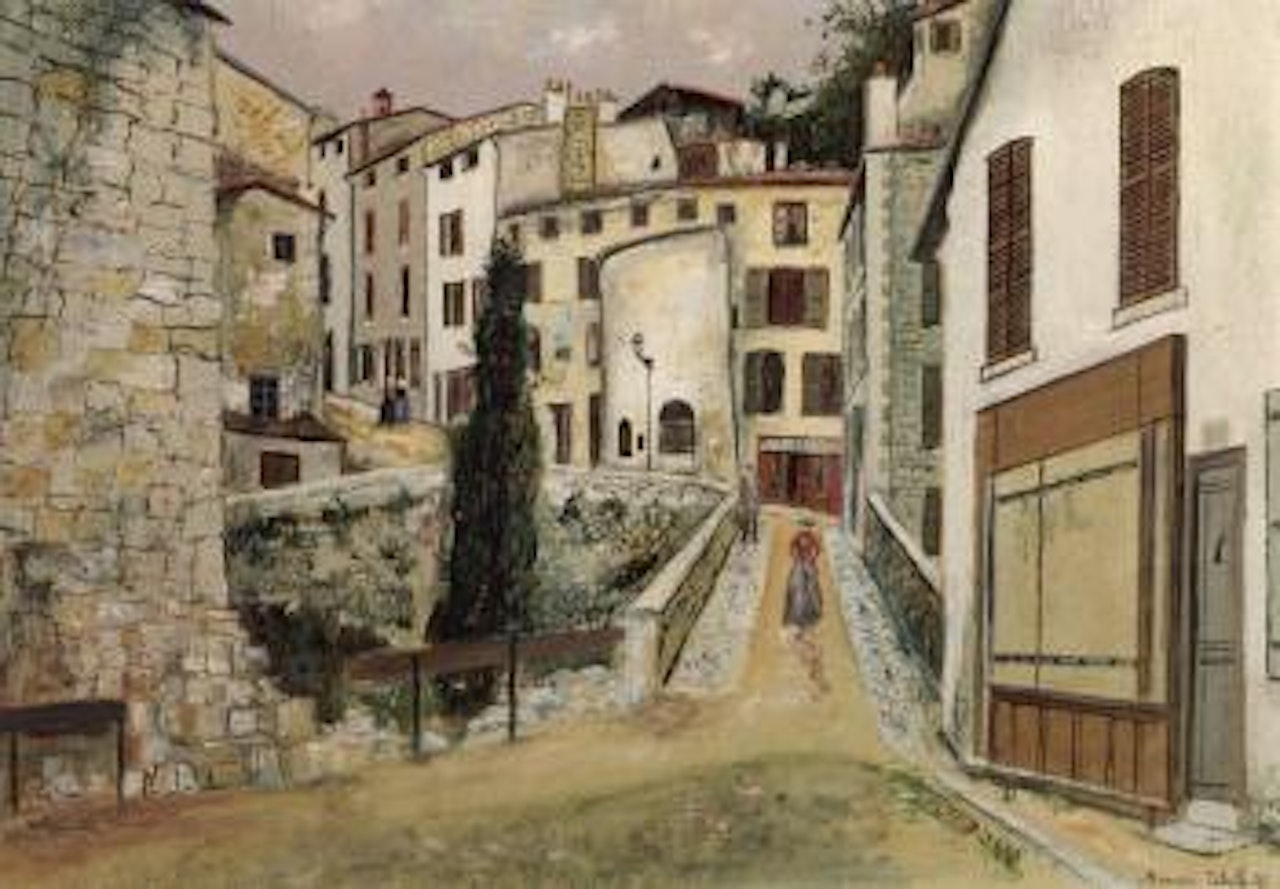 Vieille rue Provinciale by Maurice Utrillo