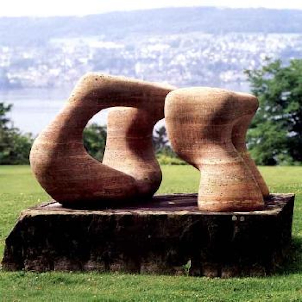Two forms by Henry Moore