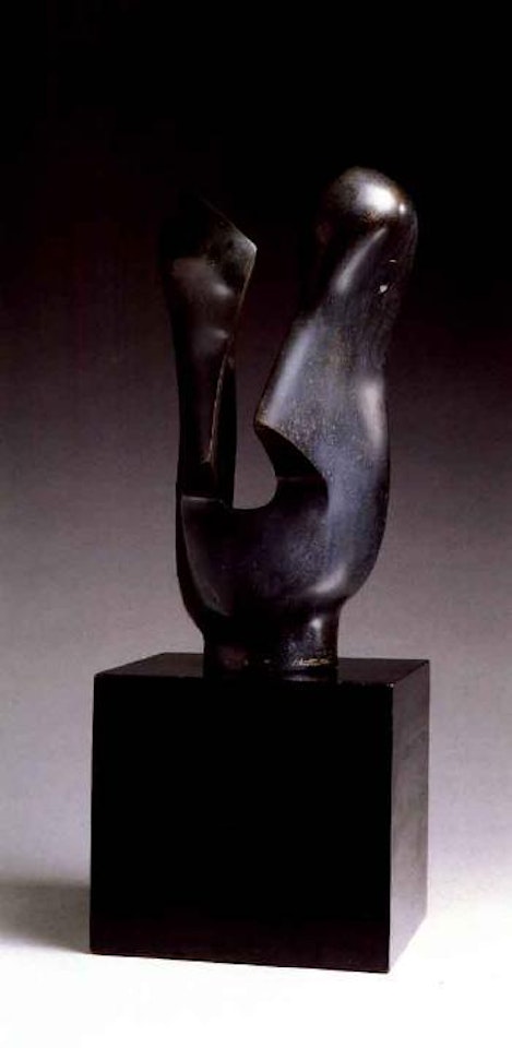 Divided head by Henry Moore