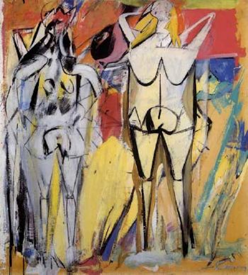 Two standing women by Willem de Kooning