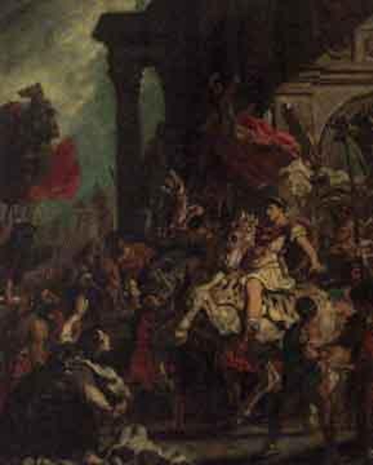 La Giustizia di Traiano by Eugene Delacroix