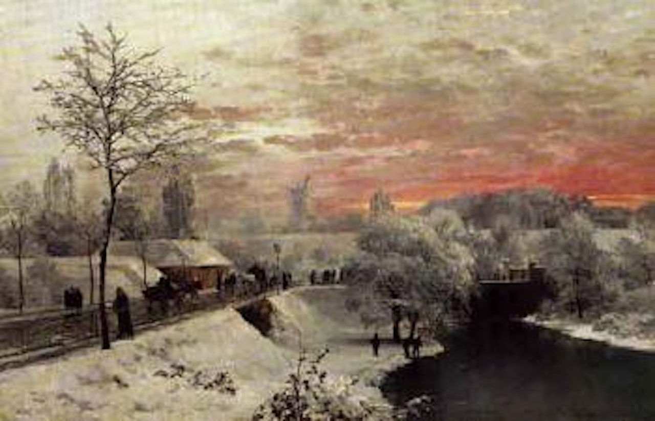 Winter sunset by Anders Andersen-Lundby