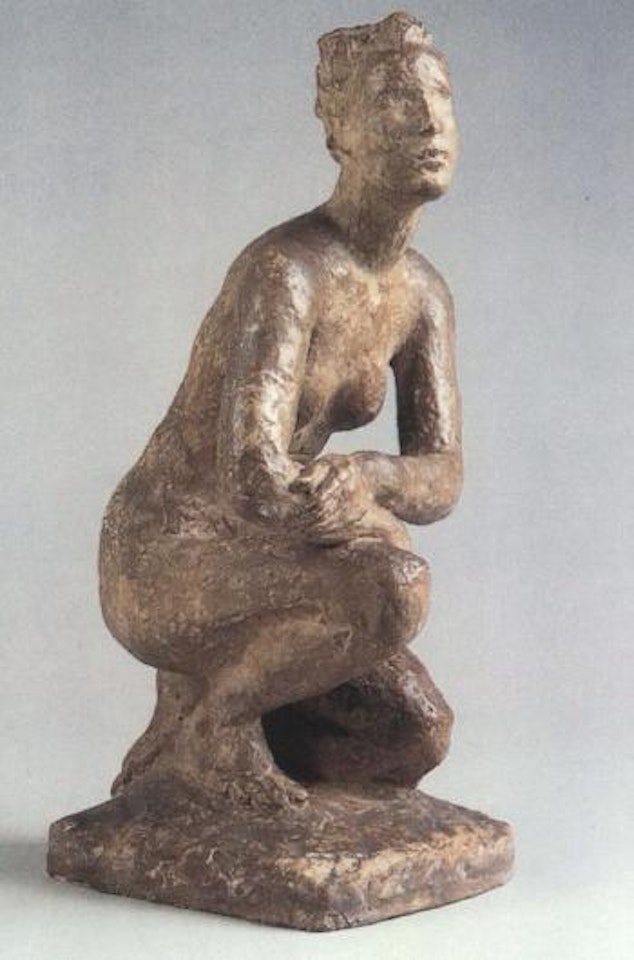 Crouching Marburg - a figure by Georg Kolbe