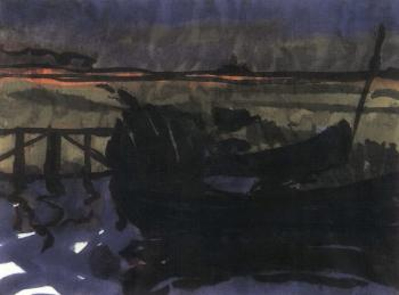 On the marsh by Emil Nolde
