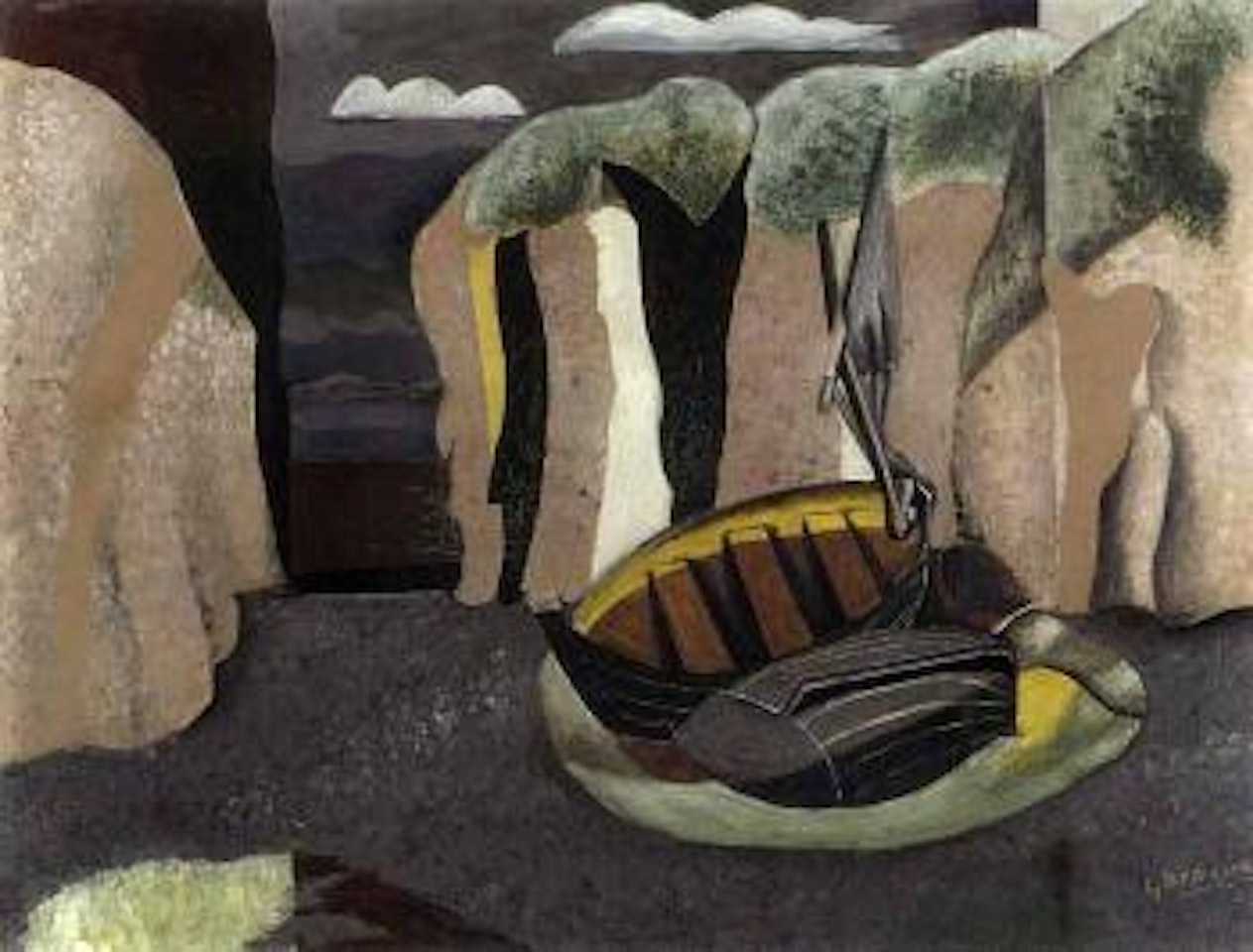 Les falaises by Georges Braque