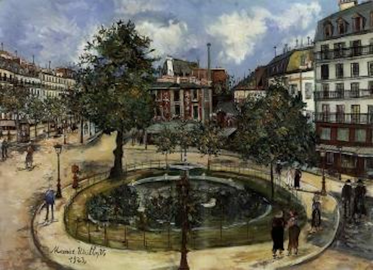 Place Pigalle by Maurice Utrillo