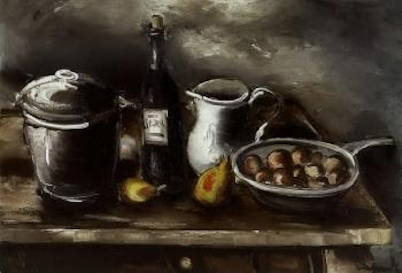 Nature morte aux poires et marrons by Maurice de Vlaminck