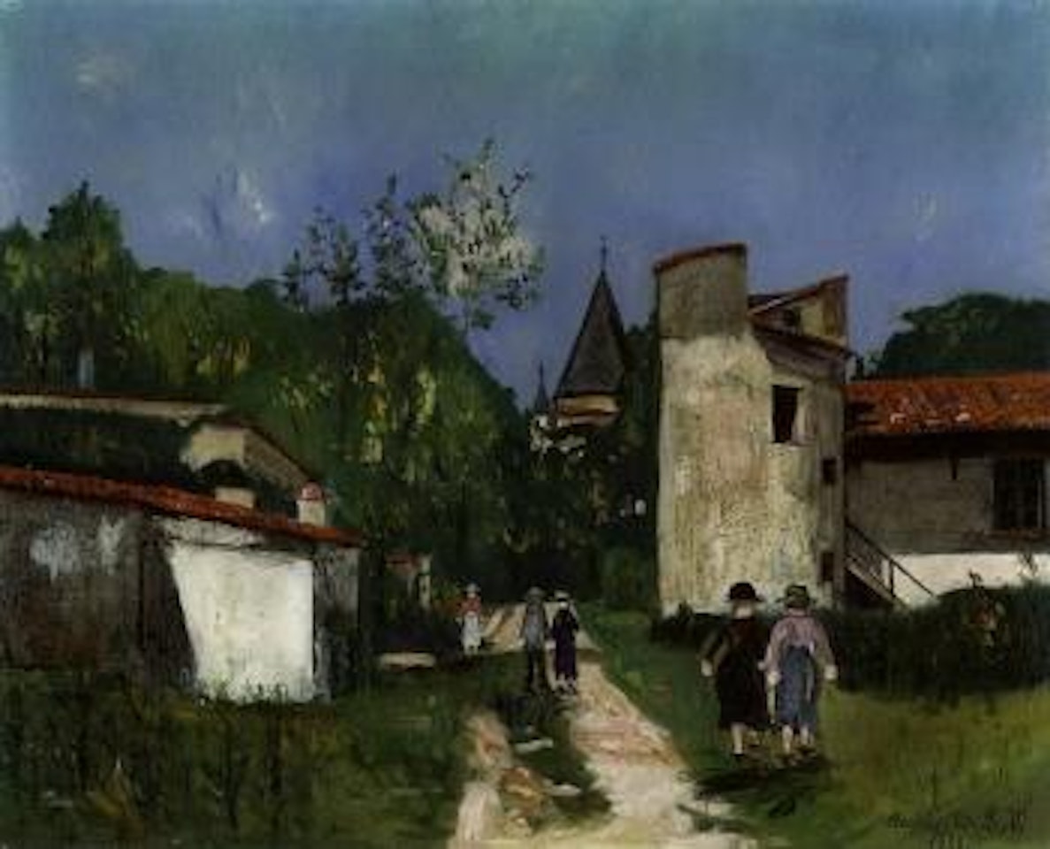 Chateau de Pierreux a Odenas by Maurice Utrillo