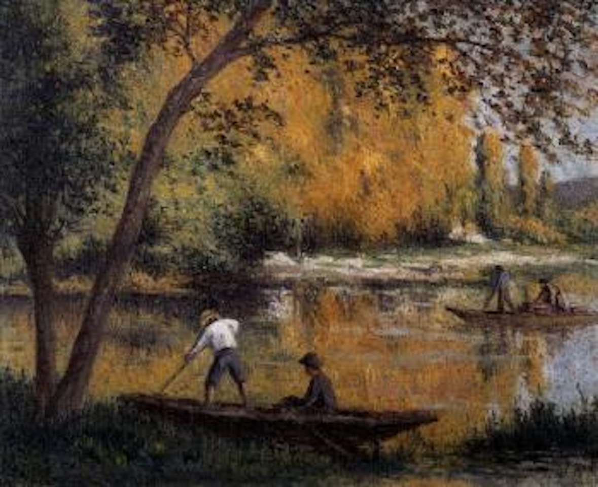 La Cure, ramasseur de bois flotte by Maximilien Luce