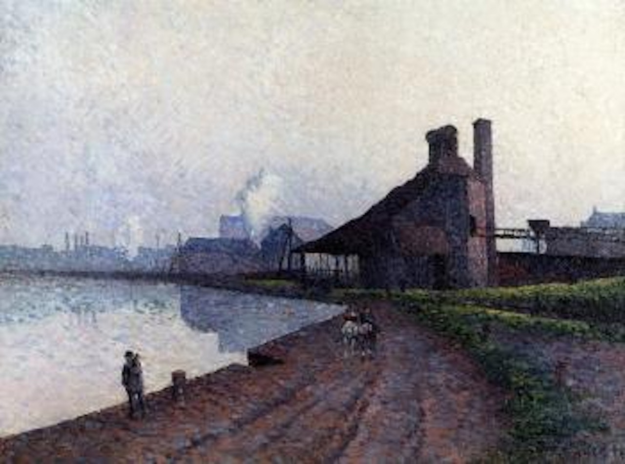 Bords de la Sambre a Charleroi by Maximilien Luce