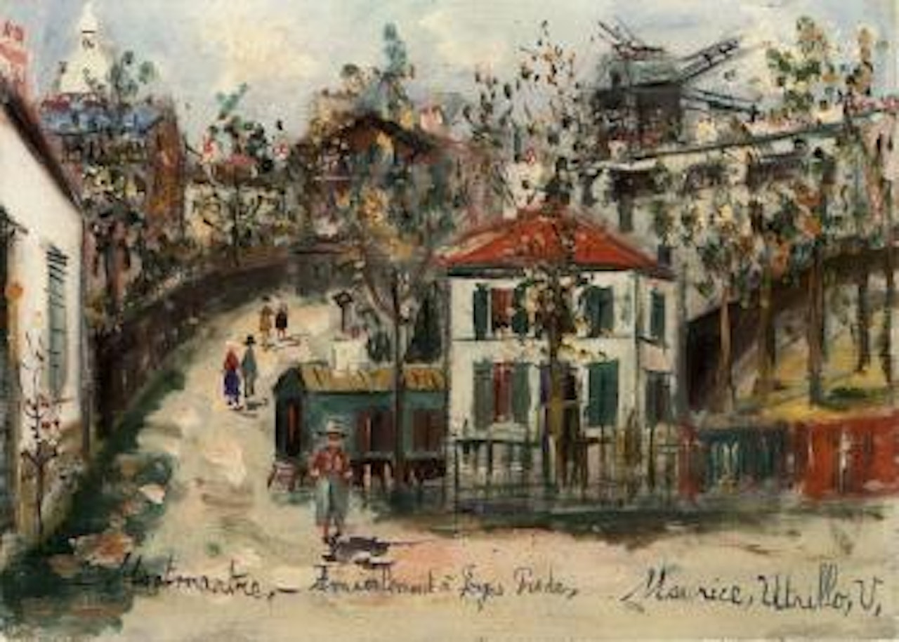 Le Maquis de Montmartre by Maurice Utrillo