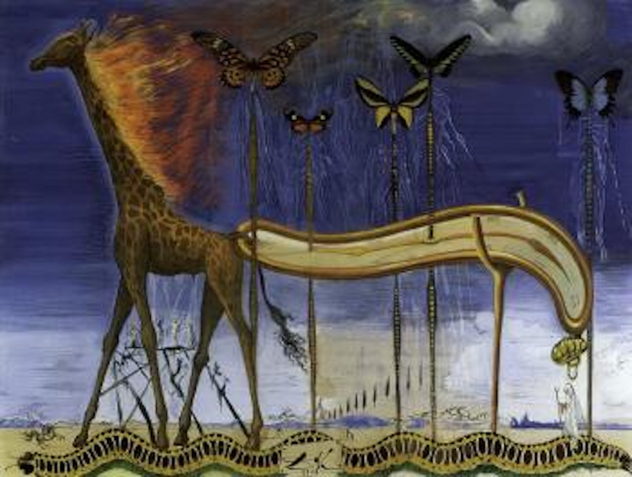 Paysage surrealiste by Salvador Dali