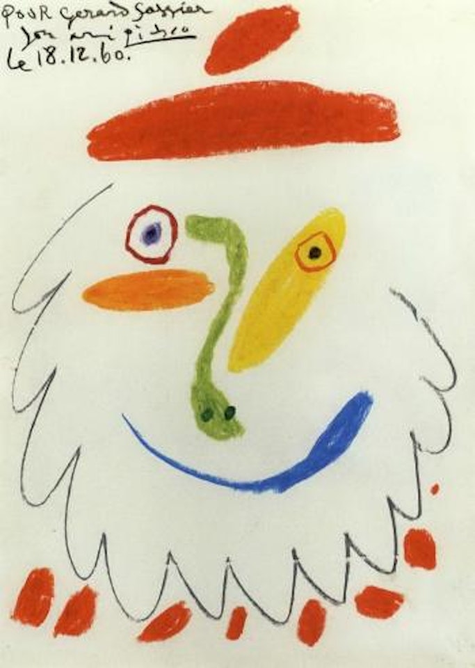 Homme au beret by Pablo Picasso