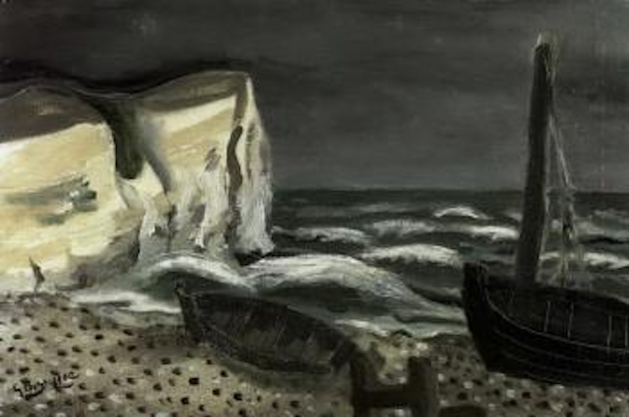 Les bateaux sur la plage by Georges Braque