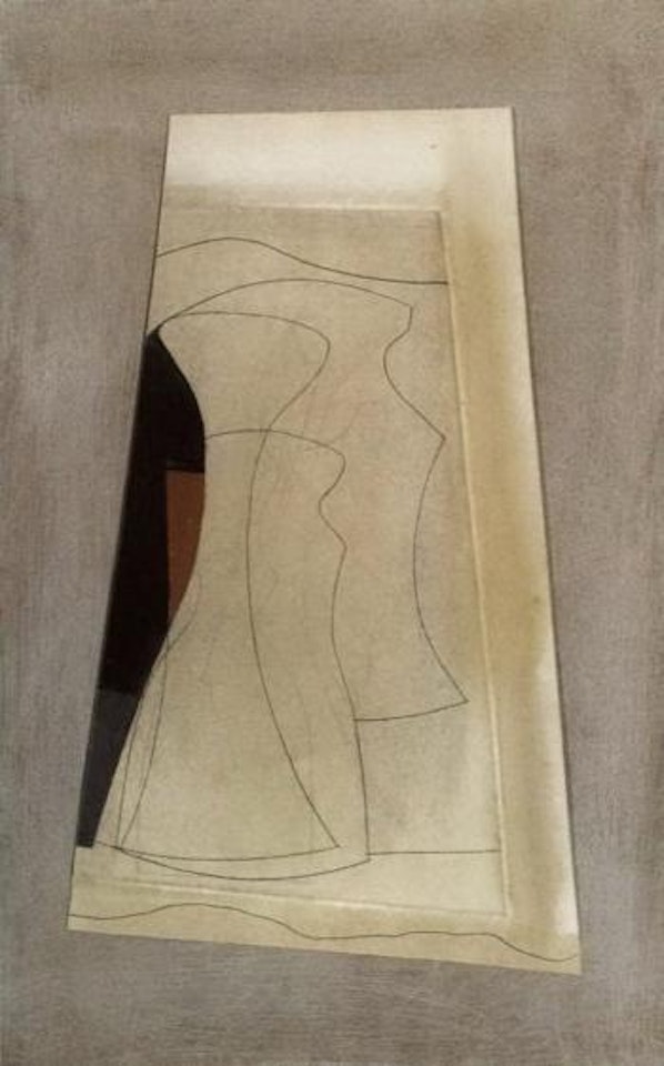 Three forms, two blacks, 1968 by Ben Nicholson, O.M.