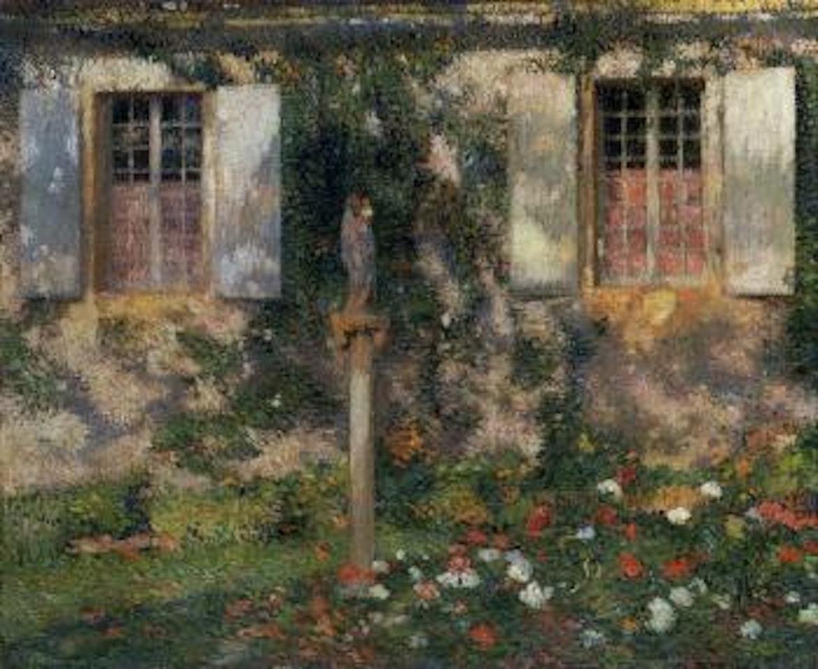 Vierge sur la colonne devant la facade de Marquayrol by Henri Jean Guillaume Martin