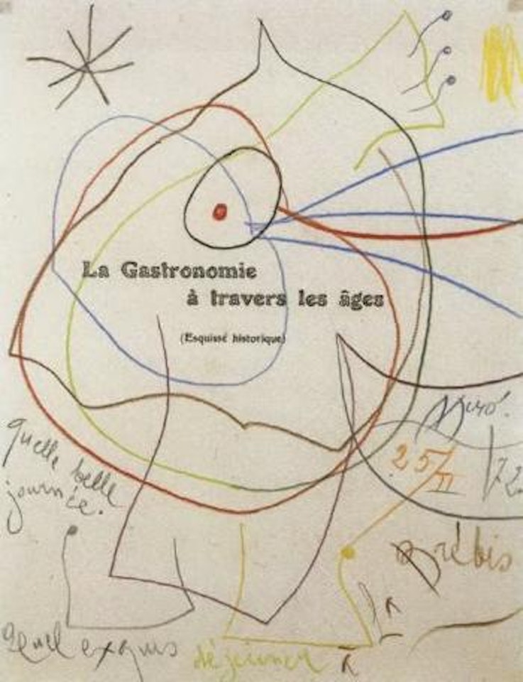 Composition, frontispiece by Joan Miró